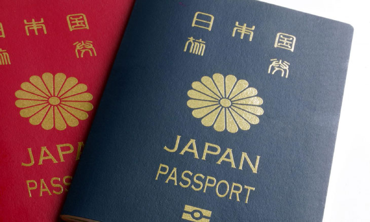 japan cover passports