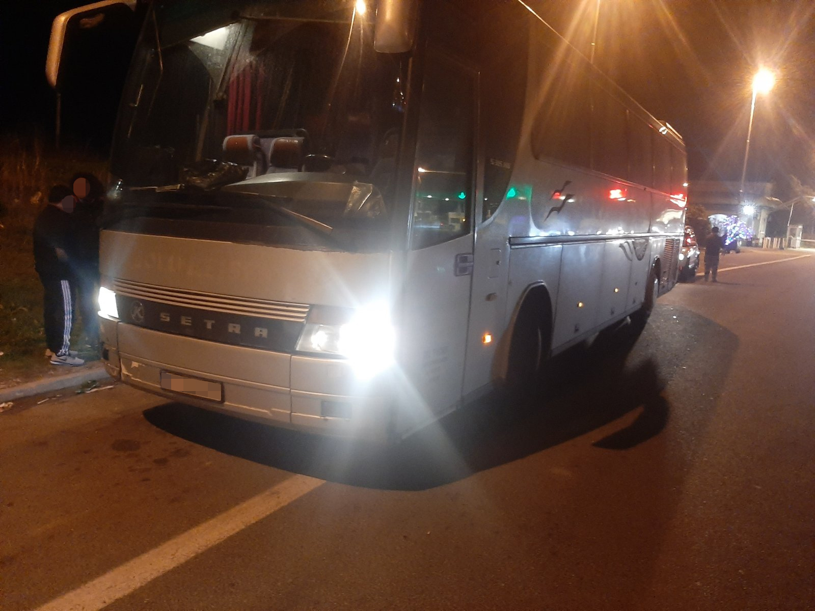 Запленет автобус на возач без лиценца кој се движел од Скопје кон Истанбул