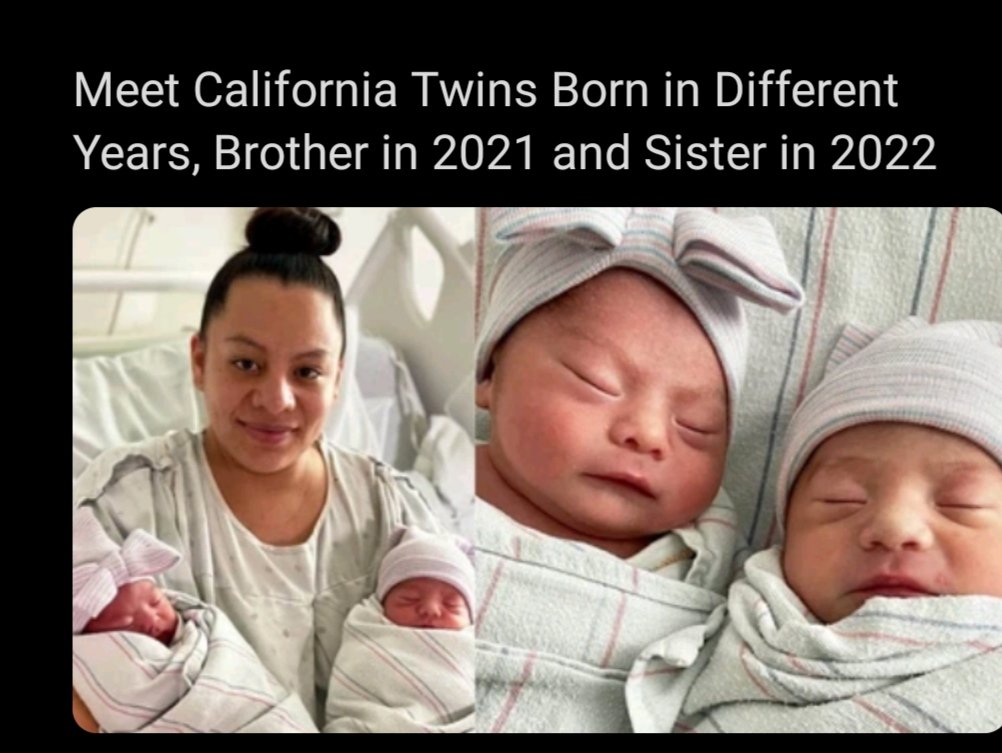 Близнаци, а родени во две различни години (ФОТО)
