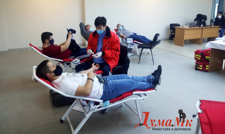 За пет часа дарувани 66 крвни единици во Велес