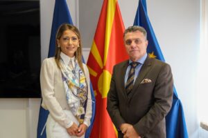 Тупанчески се сретна со амбасадорката на Црна Гора