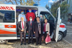 Здравствен дом Свети Николе доби ново санитетно возило како донација од јапонскиот народ      