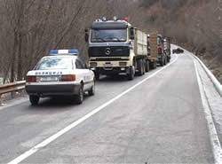 АМСМ: Во прекин сообраќајот на патот Струга - Дебар поради сообраќајка