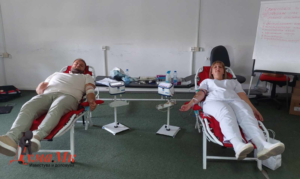 (фото и видео) Здравствен Дом Велес востановува ден на крводарување за вработените