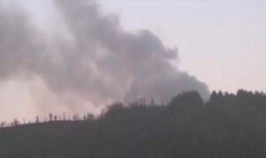 Пожар од близина на велешкиот затвор кај село Долно Оризари се шири кон село Војница pozar-fin
