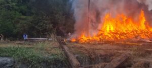 Пожар избувна кај Железничка станица Богомила, го изгаснаа комуналните работници на Општина Чашка - пеплосани се треверци на пругата кон Битола (фото) 2